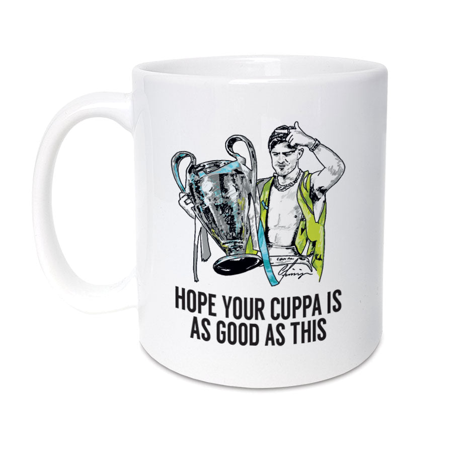 Manchester City Grealish Mug - Champions League & Treble Celebration - Local Lingo