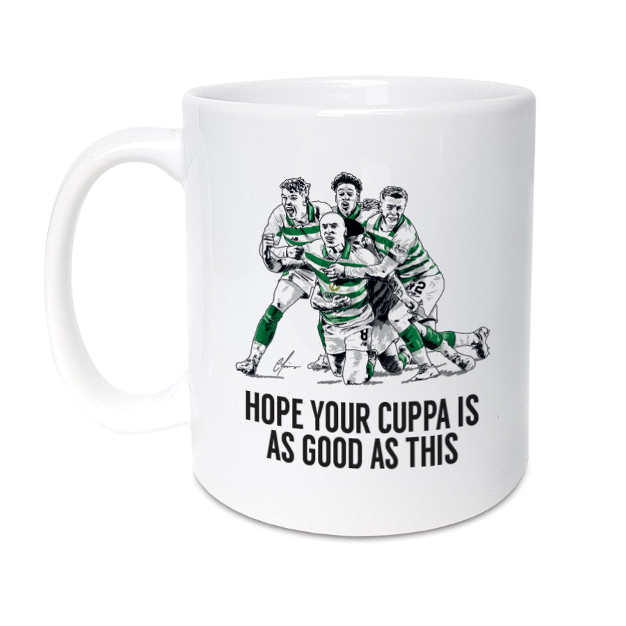 Celtic football fan themed mug