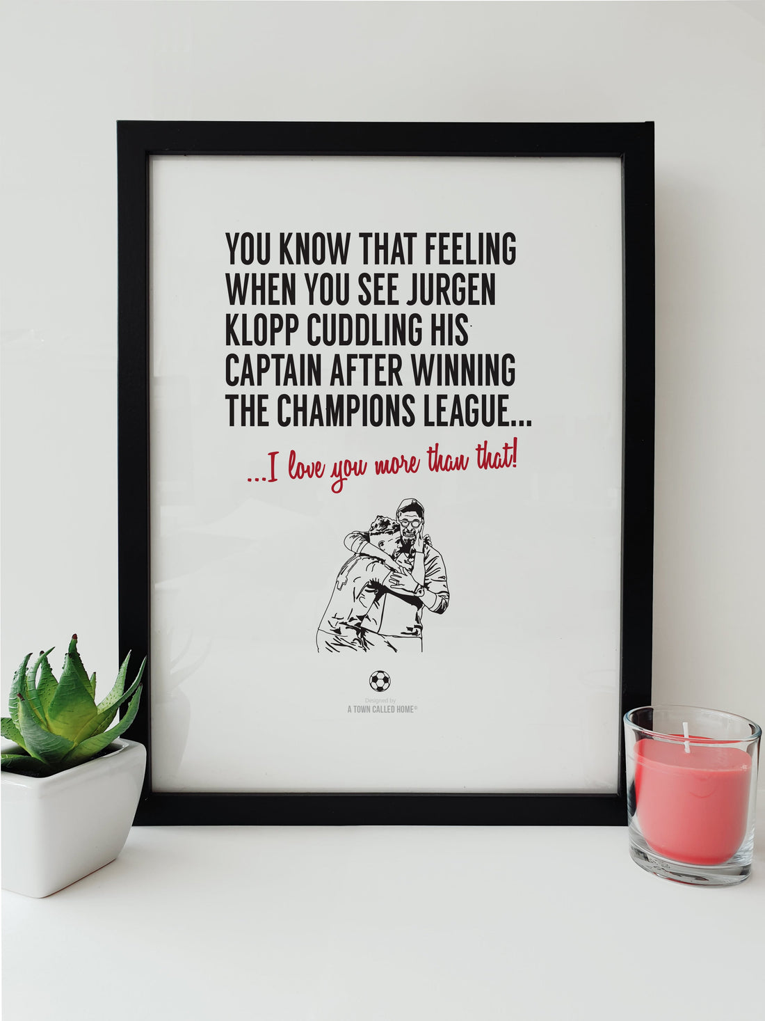 A Liverpool Football Fan Print / Poster art featuring illustration of  Jurgen Klopp