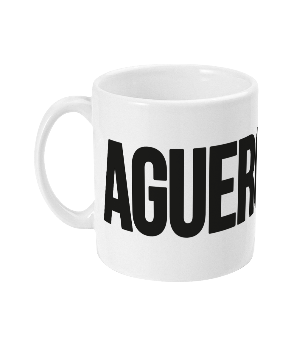 aguerooo 2012 premier league winning goal celebration QPR football fan mug gift man city merch