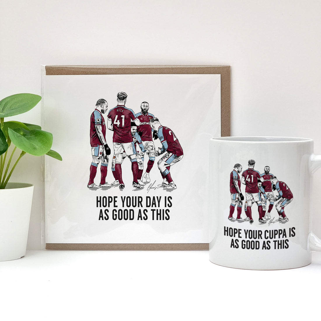 West Ham fan - Football Celebration Card & Gift